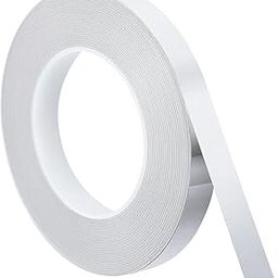 CYUTA Silver Tape (1CM x 5M) - Self-Adhesive Tiles Gap Foil Line Border Tape| Mirror Finish| DIY Craft| Decorative Floor Sealing Strip, Seam Sticker, Silver Patti for Home, Wall, Ceiling & Cabinet.-image-75