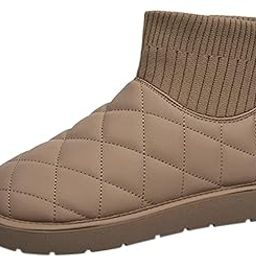 ™ Women's Snow Boots Comfortable Non Slip Ladies Boots for Hiking Hiker Work Camel Color 36 | Boots | Womens Shoes-image-17