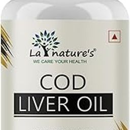 La Nature's Cod Liver Oil 120 Softgels - 300Mg, High In Vitamin A & D - Supports Brain, Joints, Eyes, And Immunity Support For Men And Women-image-44