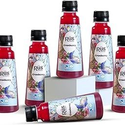Rus Organic Cranberry Juice | Cold-Pressed & Antioxidant-Rich | Supports UTI Relief | No Concentrates, No Added Flavors | Digestive Support & Fresh, Original Taste | Pack of 6 (200ml Each)-image-74