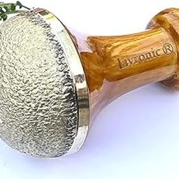 Livronic Bronze Kansa Natural Vatki Cup With Wooden Handle Ayurvedic Detox Manual Foot Massager Relaxation And Deep Cleaning Ancient Indian Technique Ayurvedic Kansa Vatki Foot Massage-22