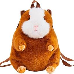 Plush Backpack Casual Stuffed Animal Toy for Wedding Valentines Day Shopping Brown Clothing, Shoes & Accessories Womens Handbags & Bags-image-24