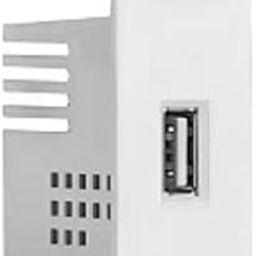 Extrabyte USB type A Socket Inwall USB Fast Charger Compatible with Anchor Roma switch plate - White-image-46