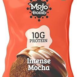 Mojo Bar Protein Bombs Intense Mocha | Daily Protein Snack | 10g Protein | Pack of 10 x 40g Protein Balls | Vegan, Gluten Free & No Preservatives-image-12
