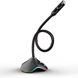 Rathod RGB-Light USB Condenser Microphone for YouTube Video, Singing Online, Recording, Gaming, Podcasting, Speech, Conference, Meeting, QQ, MSN, Office, Skype, Chatting.-image-90