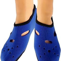 UJEAVETTE® 1 Pair Swimming Diving Socks Neoprene Surfing Beach Boots Non-Slip Blue XL-image-68