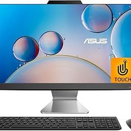 ASUS AiO A3 Series, 23.8" (60.45cm) FHD Touch, Intel Core i5-1235U, All-in-One Desktop (8GB/512GB SSD/Win11/Office 21/1Year McAfee Security/Wireless Keyboard & Mouse/Black/5.4 kg),A3402WBAT-BA002WS-image-6