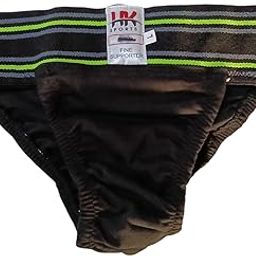 Men's Abdominal Supporter Underwear for Sports, Cricket & Gym - Cotton with Elastic Waistband Brown-image-22