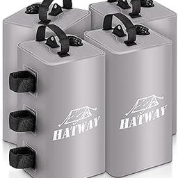 Hatway Canopy Water Weight Bag,88 LBS Water Tent Weights Set of 4 Leg Weights for Pop Up Canopy,Gazebo,Canopies,Tent-4 * 10L-Gray-picture-29