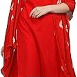 Women's Cotton Blend Embroidered Mirror Work Kurta Pant With Dupatta-picture-32