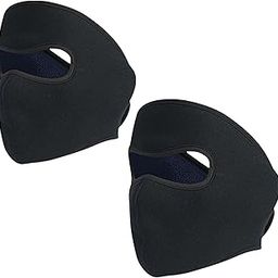 Cotton Breathable, Stretchable Face Cover Mask for Summer, Dust, Sun Protection, Bike Riding, Helmet Fit & All Outdoor Activity Comb of 2 (Black)-image-39