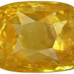 Gems Yellow Sapphire Stone Original Certified Ceylon Pukhraj Gemstone Unheated Untreated 8.45 Carat/9.25 Ratti Ceylon Yellow Sapphire Stone-image-43