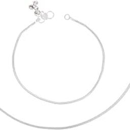 Silver Plated Traditional Anklets Payal - Classic and Stylish Anklet for Women and Girls-image-39