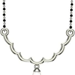 14k (585)/18K(750)/22K(916) Yellow/White/Rose Gold Mangalsutra for Women-image-67