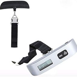 Airplane LS(EL10) Luggage Travel Weighing Scales 50kg Portable Handheld Electronic Digital LCD Silver-45