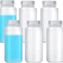 LABXPORT Polypropylene Wide Mouth Reagent Bottles 250ml -Leak-Proof with Screw Cap for Laboratory Classroom hospital DIY Storage at Home, Travel, Craft, Pill Bottle, Sample Bottle - Pack of 6 Pcs-image-15