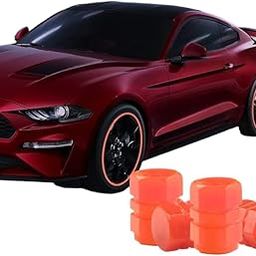 ATEVON Luminous Car Tyre Valve Cap Set – Pack of 8 Glow-in-The-Dark Air Stem Dust Covers for Cars, Bikes & Motorcycles (Mix Color)-image-88