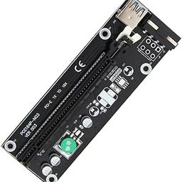 CALANDIS USB 3.0 Pci-E Express 1X To16X Extender Riser Board Card Adapter Sata Cable-0