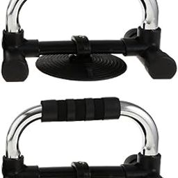 ATORSE Anti-Slip Push UP/Sit-up Bars Chest Muscle Pushup Stands with Sucker White-image-5