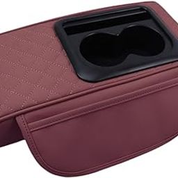 VELURA Car Armrest Cushion Multifunctional Car Armrest Box Cover for Suvs Auto Claret|1 Set RV Yacht Battery Switch|Seat Covers| Parts & Accessories-23