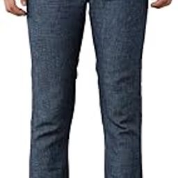 linen club Blue Casual Mid-Rise Active Waist Trouser for Men-picture-7