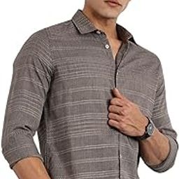 Men's Polyester Regular Fit Long Sleeve Embroderied Casual Shirt-image-68
