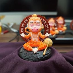 Bal Hanuman Ji Idol Mini Murtees Bajrangbali Murti – Best for Home Decor & Car Dashboard Premium (2 inch)-image-15