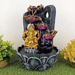 RUPANNA Ganesha 4 Step Table Top Water Fountain for Home Decor/Office/Vastu/House Warming/Gift-image-77