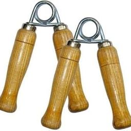 K.P. SPORTS Wooden Hand Grips 2 Pc | Sports Wooden Hand Gripper | Hand Grip Strengthener | Hand Gripper for Men and Women | Workout Equipment for Home and Gym (Pack of 2, Yellow, Wood)-picture-13