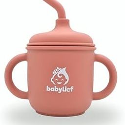 Babylief™ Silicone Sippy Cup with Double Handles, and Contains 150ml (Pink)-picture-20
