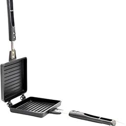 BartanJi Non-Stick Grill Sandwich Maker – Gas Stove Compatible Toaster with Locking Handle – Perfect for Crispy Sandwiches & Grilled Snacks-picture-1