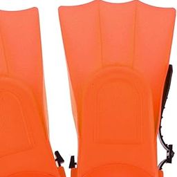 UJEAVETTE® Adults Adjustable Flippers Fins Swimming Diving Learning Tools S Orange-image-14