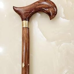 Wooden Walking Stick for Men/Women/Old People | Wooden Craft Walking Stick with Antique Design | Walking Cane for Men and Women-picture-9