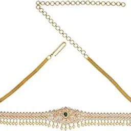 kushal's Fashion Jewellery Zircon Belt With Adjustable Chain Best for Festive Season & Special-picture-38