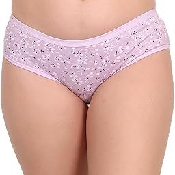 Women's Cotton Bikini Panty – Soft Mid-Rise with Floral Swirl Print-image-93