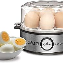 Cello Instant Egg Boiler | 360-Watt | Boil 7 Eggs at a Time | 3 Boiling Modes | Stainless Steel Body & Heating Plate | Automatic Power Off-16