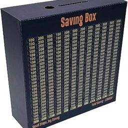 SVM CRAFT® Money Bank Wooden Piggy Bank for Kids & Adults, Coin Box with Carved Design, Savings Box, Mini Bank, Wooden Coin Box, Money Saver, Piggy Bank with Numbers-image-95