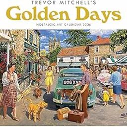 Carousel Worldwide, Golden Days Trevor Mitchell 2026 A4 Wall Calendar-image-31