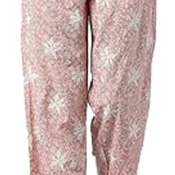 E4A3 Quick Dry 4 Way Stretch Antimicrobial Relaxed Fit Regular Length Mid Rise Modal Woven Printed Lounge Pant for Women with Pockets and Adjustable Drawstring-51