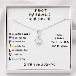 FABUNORA Perfect Friendship Gift for Female Bestfriend - 925 Sterling Silver Pendant With Certificate of Authenticity and 925 Stamp-image-17