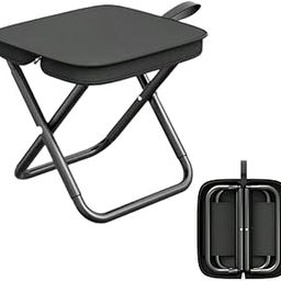 Wrixty Compact and Lightweight Folding Stool for Home, Outdoor, Travel, and Camping - Portable, Adjustable, Collapsible, Space-Saving Seating Solution for Convenience and Comfort-image-100