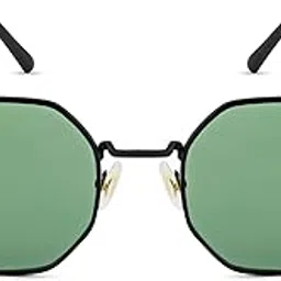 joker & witch Joker and Witch Velour Octagon Dark Green Lens Black Frame Sunglasses-picture-33