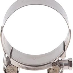 CALANDIS® Motorbike Exhaust Clamp Clip Stainless Steel Muffler Silencer Clamps 52-55Mm-10