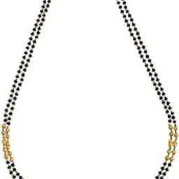 kushal's Ruby Gold Plated Casual Antique Mangalsutra - 410068-picture-17