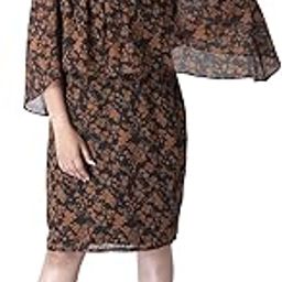 Curve Women's Georgette A-Line Mini Dress-image-46
