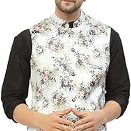 Men's Sleeveless Nehru Jacket-50