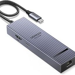 UGREEN Revodok Pro 1061 USB C Hub, 6-in-1 Multiport Adapter with 1000Mbps Ethernet, 4K@60Hz HDMI, 10Gbps Type A and USB C 3.2 Data Ports, 100W PD Charging for PC, Laptop, MacBook, Mac, iPad, iPhone-18