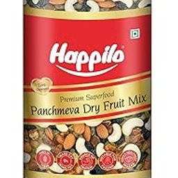 Happilo Classic Panchmewa Dry Fruit Mix 450g Jar| I Fit for Fasting | Healthy Snacks Mixed Nuts Dates | Golden Raisins | Afghan Raisins | Cashews | California Almonds-23