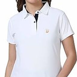 Women's Premium Polo T-Shirt, Regular Fit | Odour Resistant | Wrinkle Free | Quick Dry | Stretchable | Lightweight | Breathable | Sustainable | Anti-Static | Feather Touch Feel-image-10
