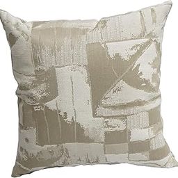 Blazing Needles Jacquard Throw Pillow, 17", Getty Globe-image-5